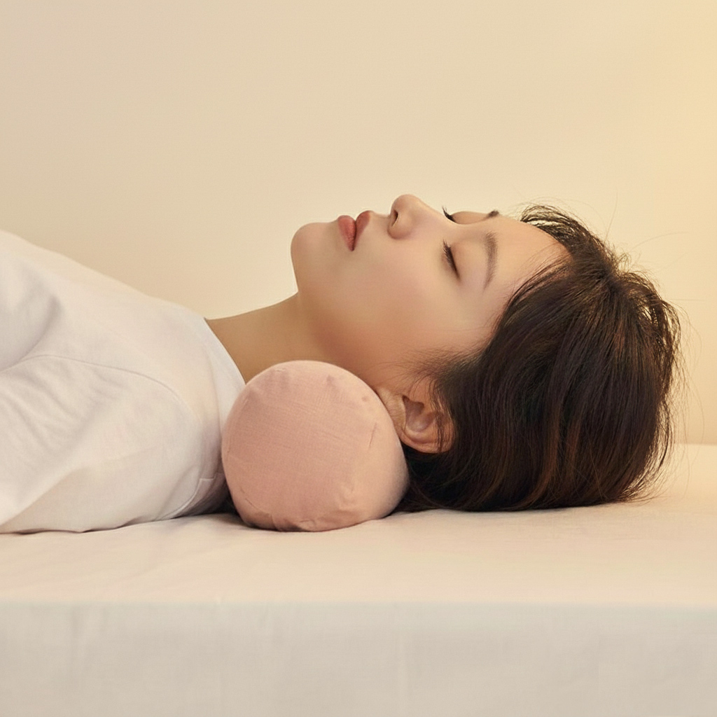 잠스쿨 거북목 경추 베개